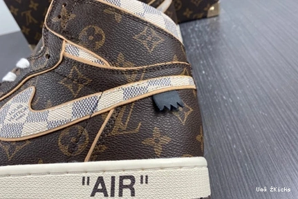 high x top Durable Air Jordan 1 107 OFF-WHITE 5424 1110